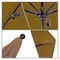 California Umbrella 7.5' Black Aluminum Market Patio Umbrella, Olefin Kiwi 194061334775 - alternate 3